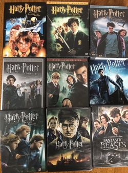 Harry Potter and Fantastic Beasts 9-Film Collection all for $35 Disney marvel Harry Potter DC movies Bluray and dvd 3D collectibles