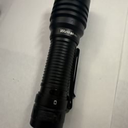 WURKKOS TS23 TACTICAL FLASHLIGHT 5000 LUMENS 482M XHP70.3 HI 21700 Battery