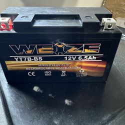 Weize YT7B-BS Battery High Performance - Maintenance Free - Sealed AGM Motorcycle Battery YT7B BS