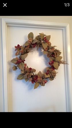 $25 Beautiful wreath (from bed bath & beyond)
