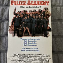 Warner Home Video Police Academy VHS Steve Guttenberg Kim Cattrall Comedy R