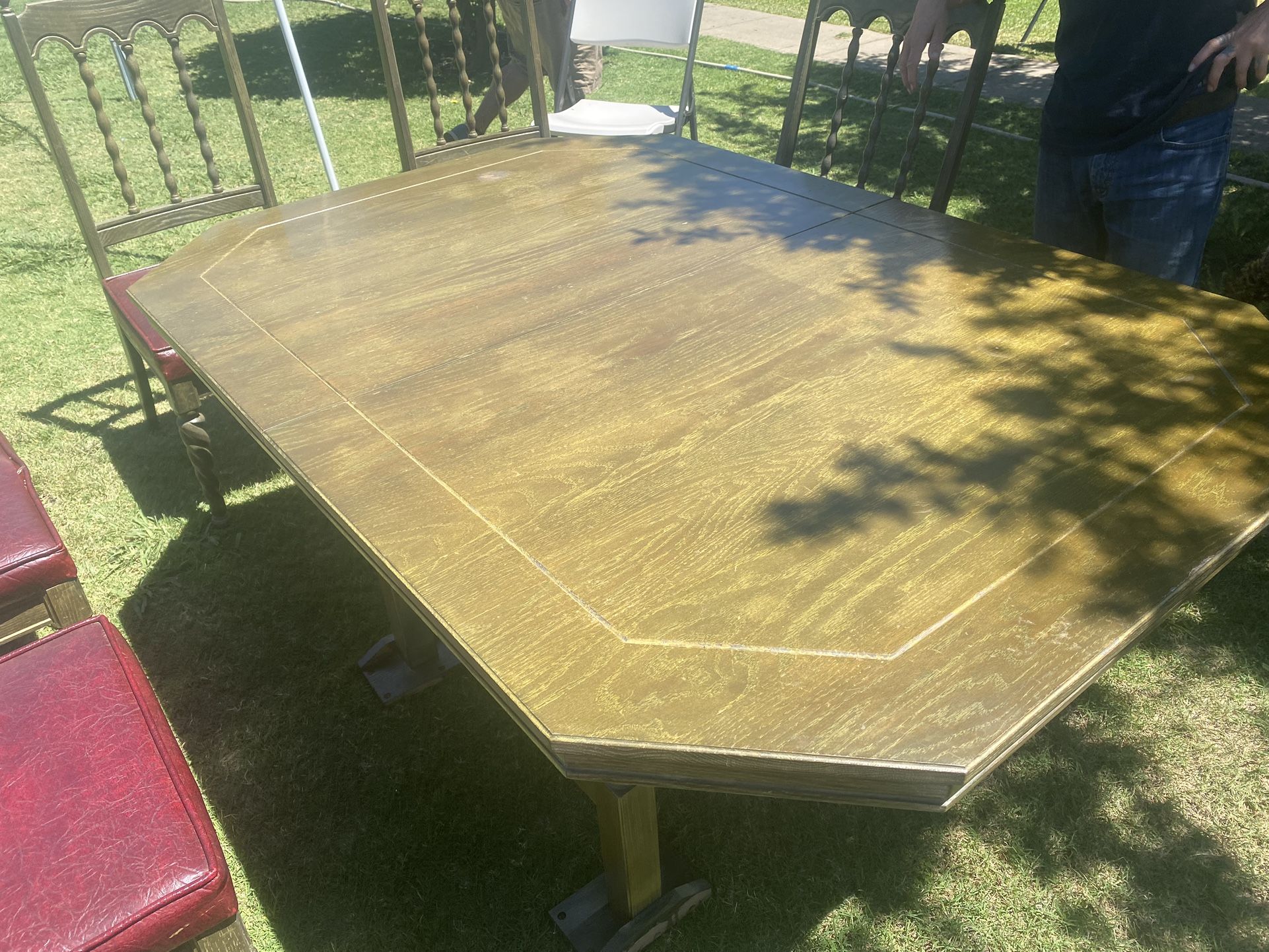 ‘Antique’ Table And Chairs