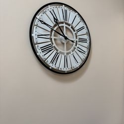 Large Metal Clock