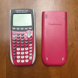 Pink Ti 84 Plus Calculator 