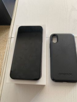 Verizon iPhone X 64GB with Otterbox case