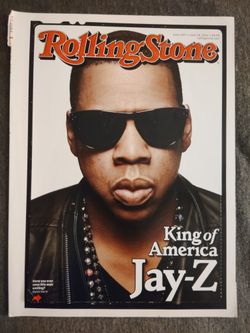 JAY Z ROLLING STONE MAGAZINE FOLD OUT COVER