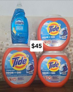 Tide Pods And Dawn Dish Soap Bundle $45 Near Hosking And Akers #93313