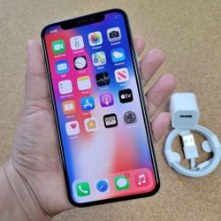 iPhone X, Factory Unlocked,  Excellent Condition.  Like New 