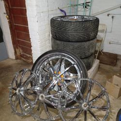 24 Inch davin spinner rims