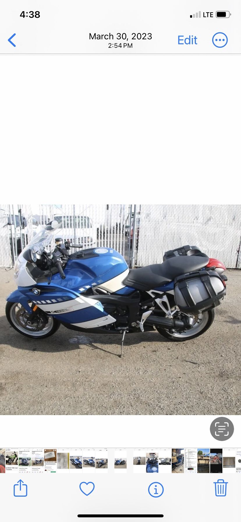 2006 BMW K1200s 29k Miles