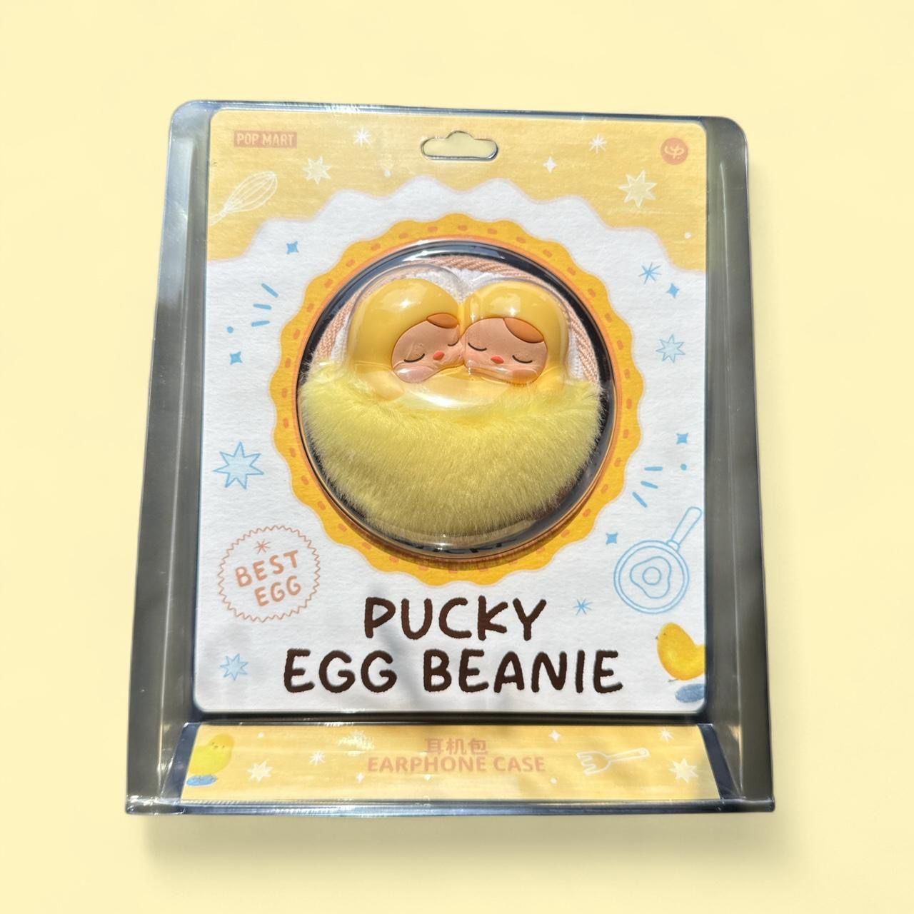 Pop Mart Pucky Egg beanie Series- Earphone case