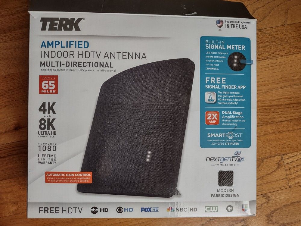 New- TERK - Amplified Multi-Directional Indoor HDTV Antenna