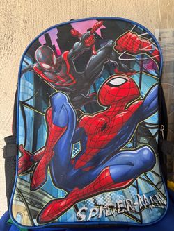 Mochila de sonic y spiderman