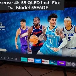 Hisense 4k, 55 Inch Qled Model 55E6QF