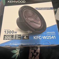 Kenwood 10” subwoofers