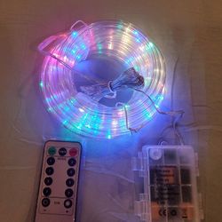 40ft Led Rope Light Multicolor (Battery Operated).