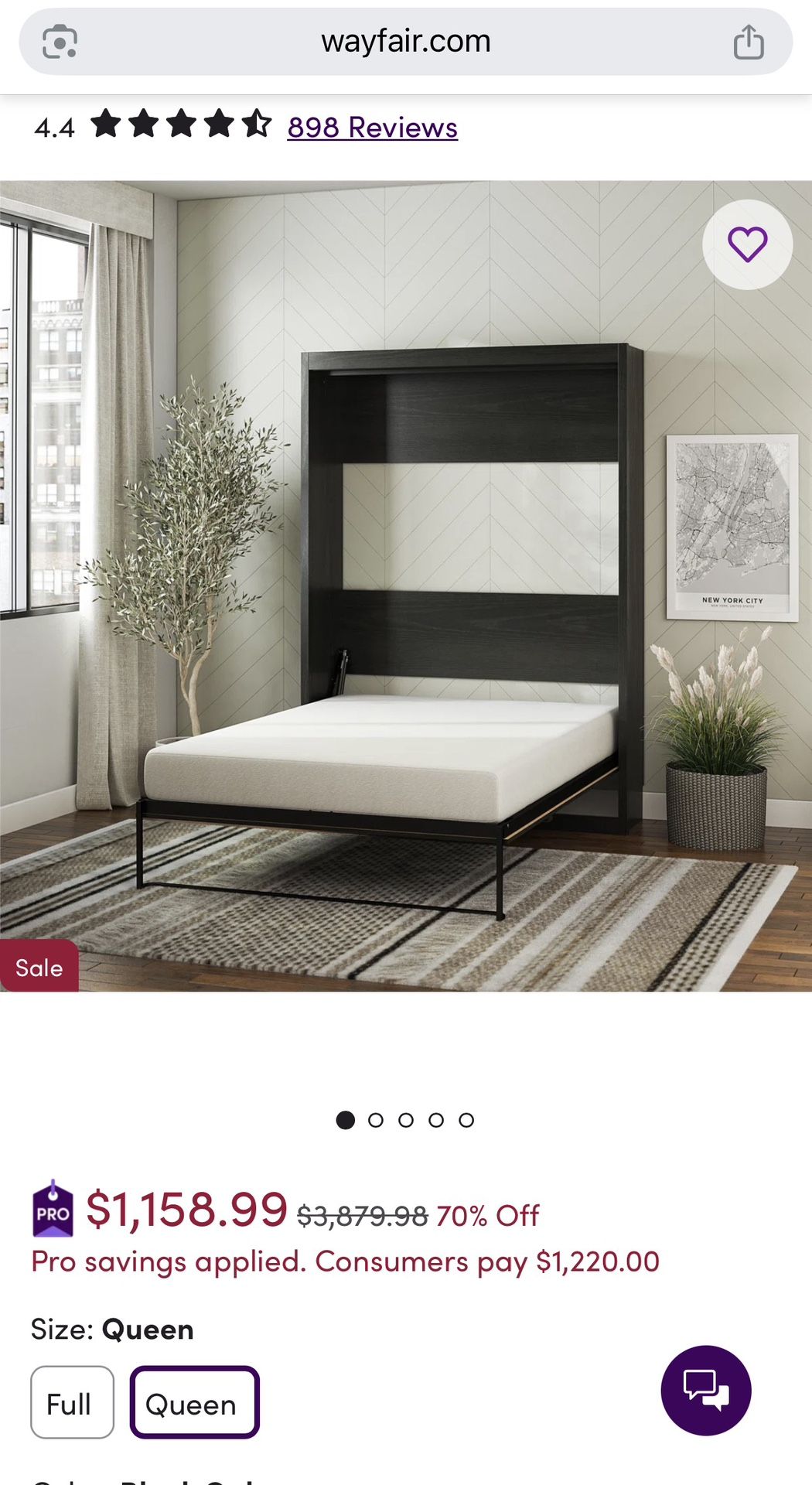 Murphy Bed NEW in Box