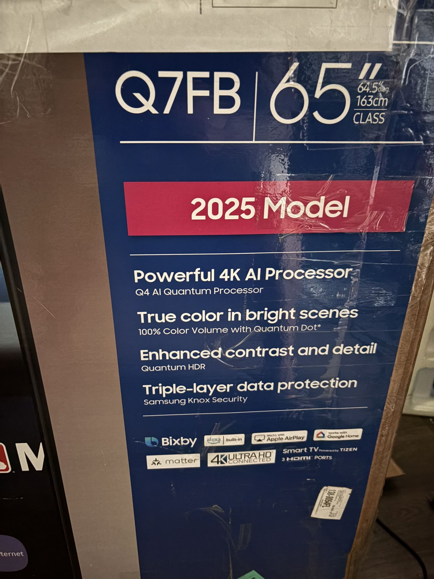 Brand New Samsung Qled 65 In Smart Tv