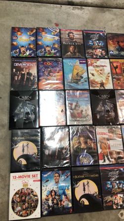 DVD and blue ray movies