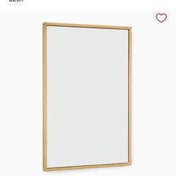 Gold Mirror from West Elm Wall Decor