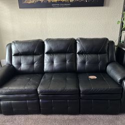 Black Recliner Couch 