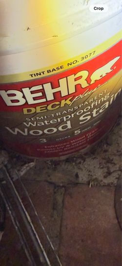 Behr wood stain 5 gallon