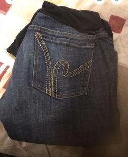 Designer citizens of humanity maternity jeans size 31