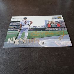 Large 5by7 Baseball Card Cal Ripken Jr. Orioles