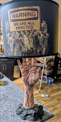 Walking dead lamp