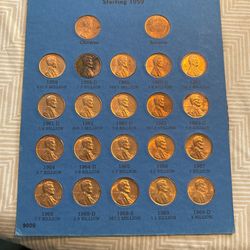 Lincoln Memorial Cent Collection 