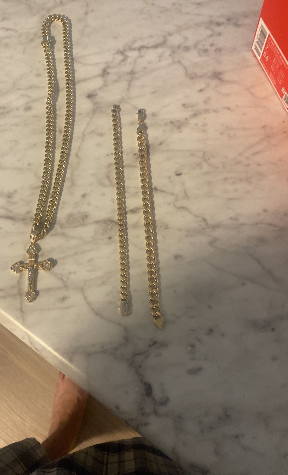 Please read two bracelets only not the chain the chain I am selling separately