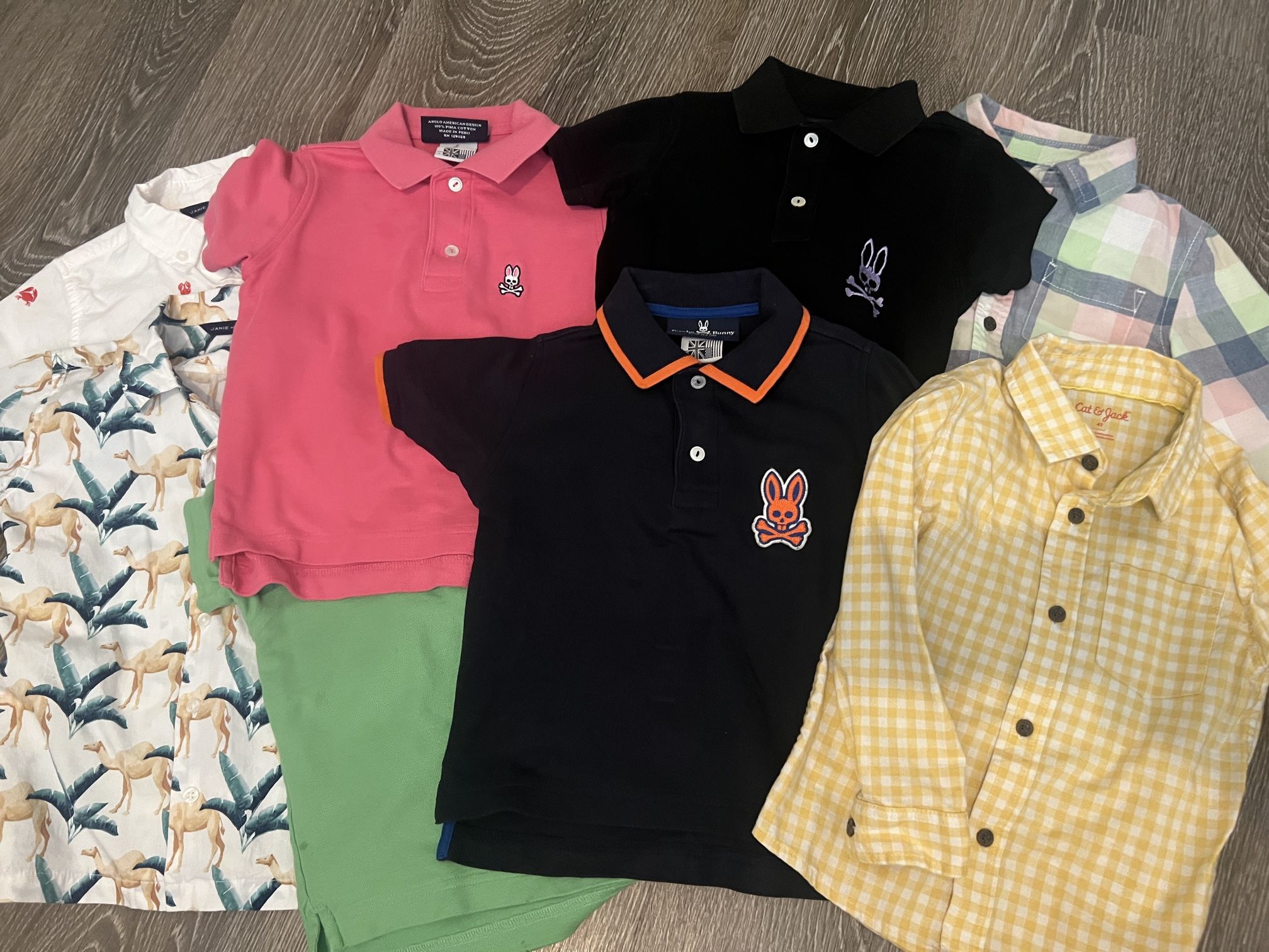 Boys Pyscho Bunny Shirt Bundle