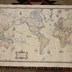 Antique World Map 
