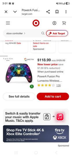 Power A lumectra controller no box