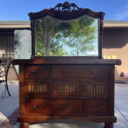 Large Dresser with Mirror 🪞 