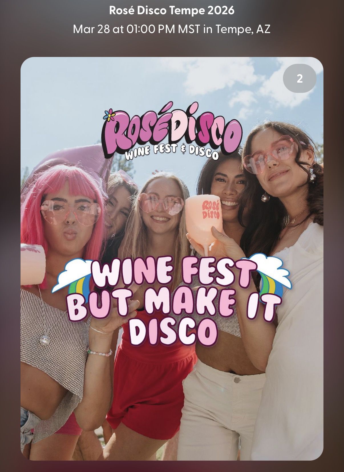 Rose Disco Tempe March 28, 2026
