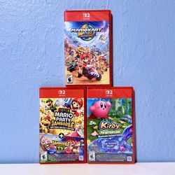 Switch 2 Lot - Mario Kart World - Kirby- Mario Party 