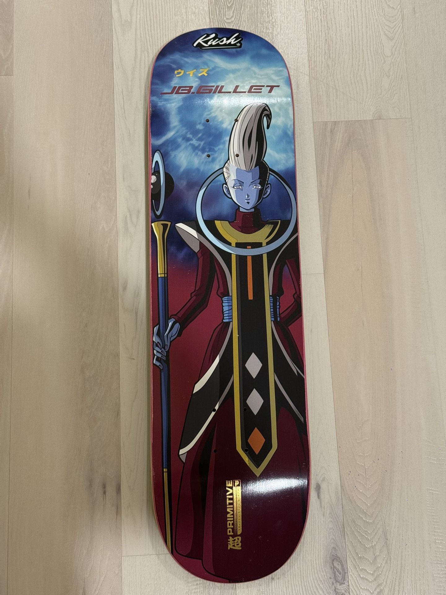 Primitive Skate x Dragon Ball Super – JB Gillet Whis Deck + Goku Black Wheels