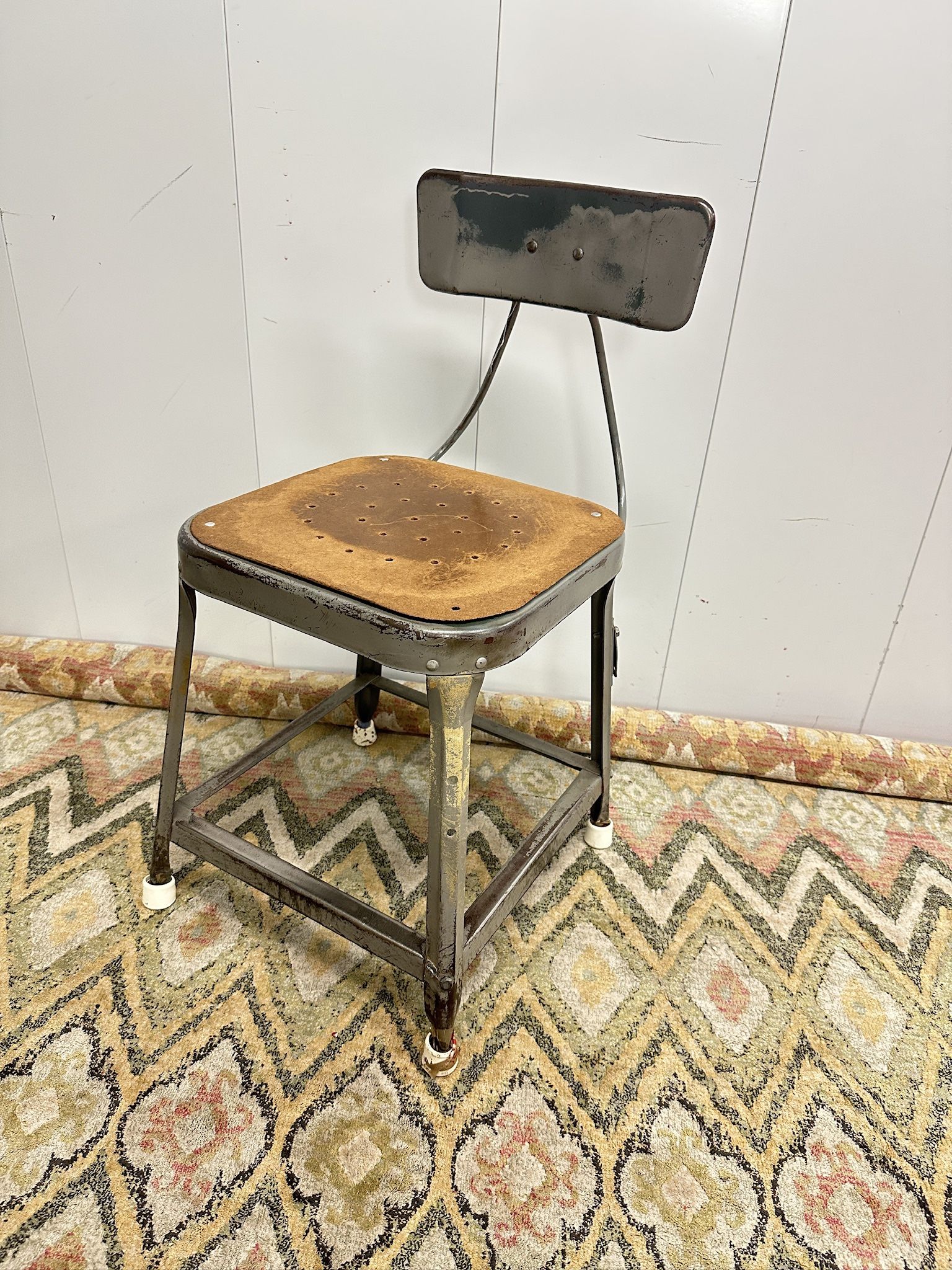 Vintage Industrial Metal Chair