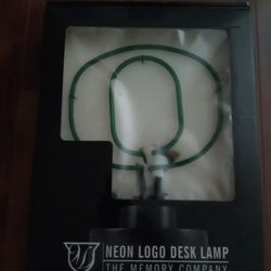 Oregon Neon Logo Desk Lamp New in Box by The Memory Company