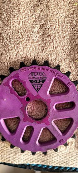 USED BLACK UPS SPROCKET  28 TEETH  BMX PARTS