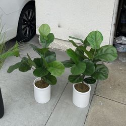 Artificial plants fiddle leaf