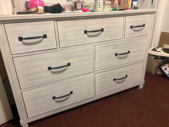 Large dresser with mirror