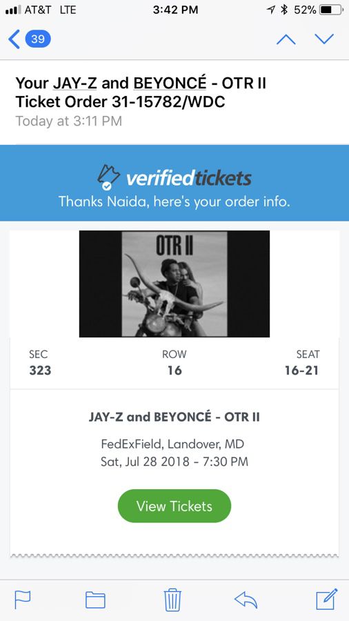 Jay-Z and Beyoncé OTR II