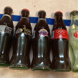 4 Decorative Coke Bottles