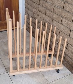 Canvas / Prints / Frames Rolling Storage Rack -  Art Organizing
Cart