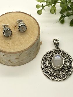 925 Sterling Silver Jewelry/ Natural Stones