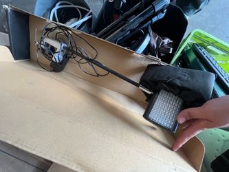 black LED arm lights