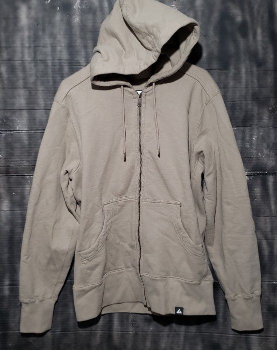 American Giant Heavy Weight  Quality Clothing Hoodie Jacket Beige  Color Mens Size Medium 