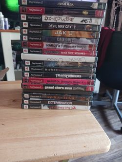 Playstation 2 Games DM For Prices Sold Separately 